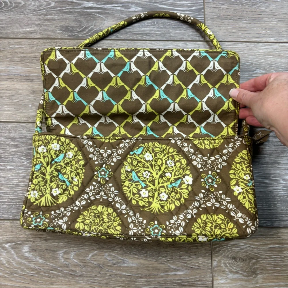 Vera Bradley Purse Sittin in a Tree Knot Just a Clutch Retired 2010 Paisley Bird
